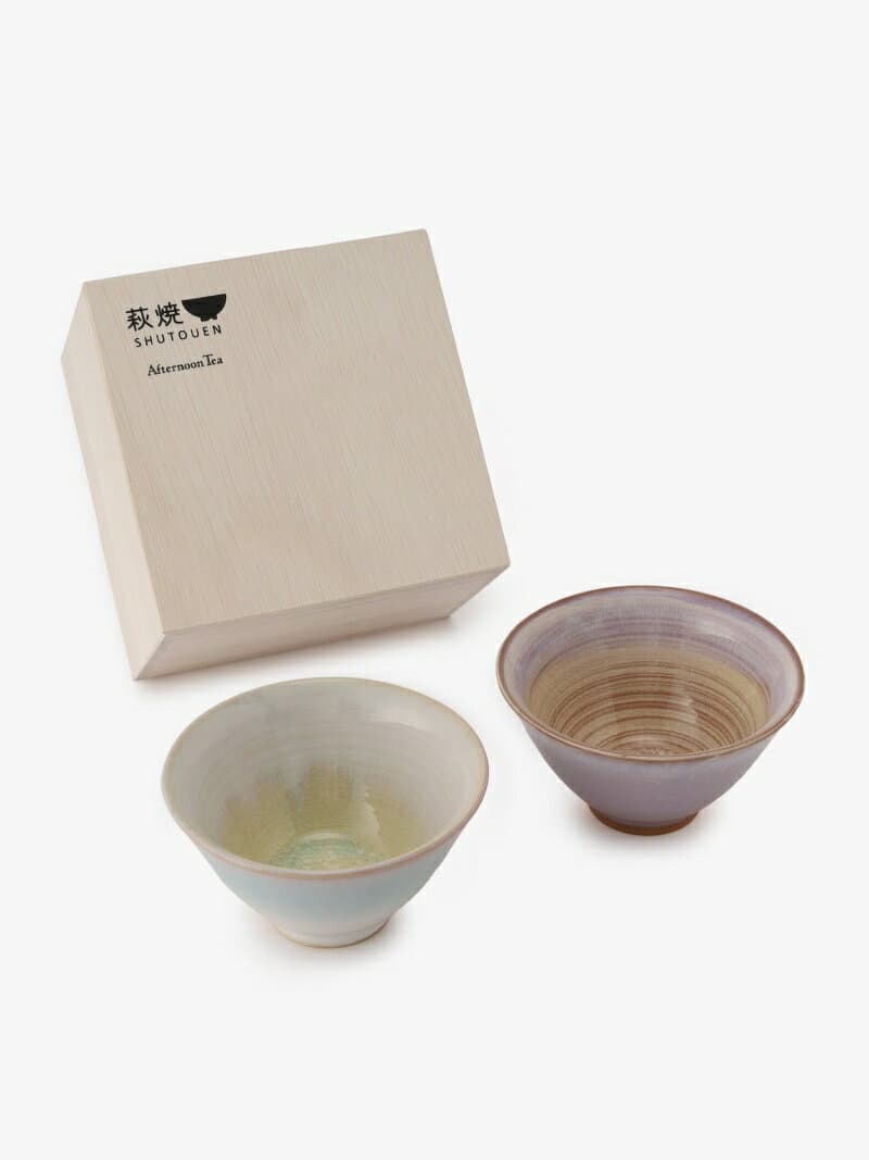 【SALE／20%OFF】萩焼飯碗ペアセット Afternoon Tea LIVING アフタヌーンティー・リビング 食器・調理器具・キッチン用品 その他の食器・調理器具・キッチン用品 レッド【RBA_E】[Rakuten Fashion]