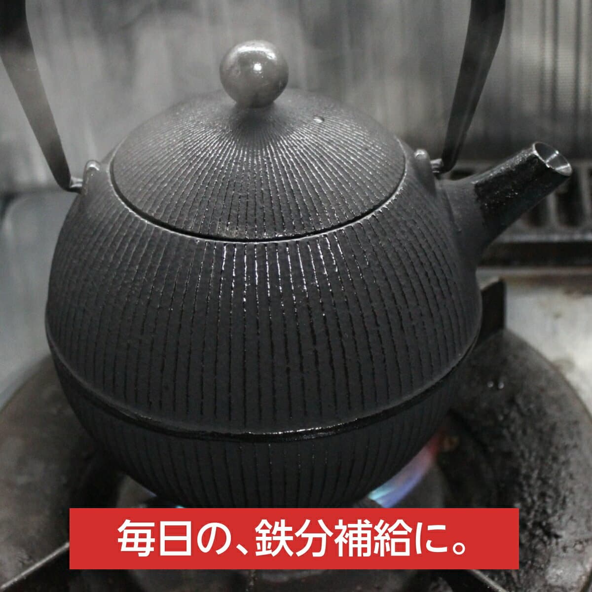 南部鐵器 手毬鐵瓶