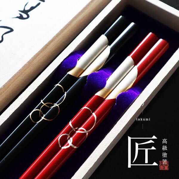 輪島塗 宵待月 夫婦筷組