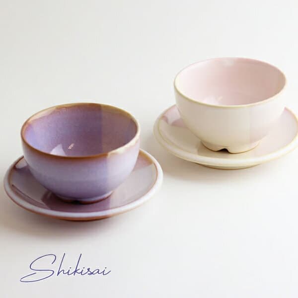 萩燒 Shikisai 迷你碗盤組