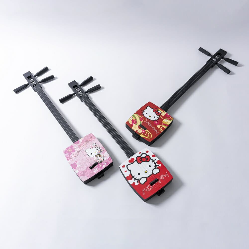 Hello Kitty 小じゃみチントン 東京三味線 三絃司きくおか