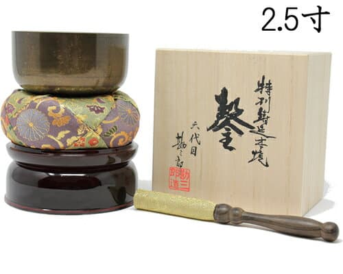 勘三郎 佐波理佛具鈴組