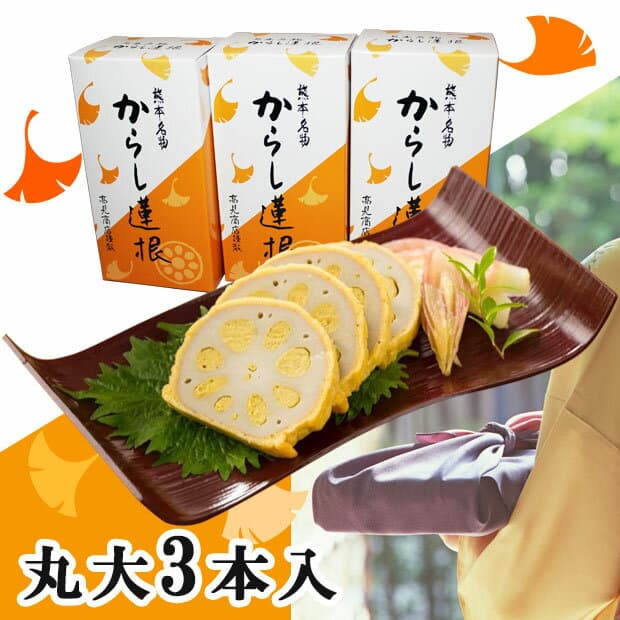 高見商店 熊本名產芥末蓮藕