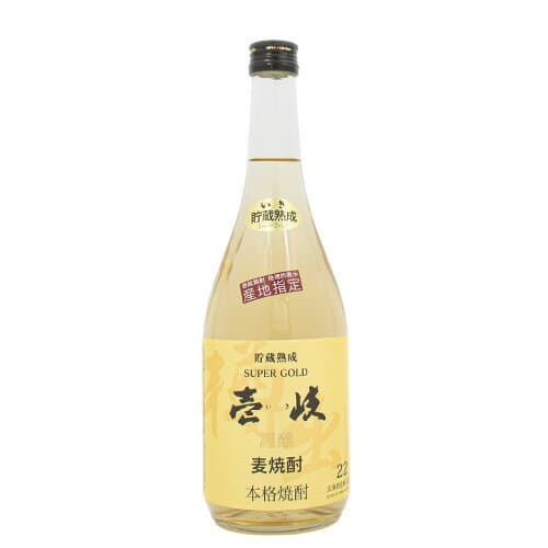 壱岐 スーパーゴールド 22 720ml 玄海酒造 箱なし むぎ 麦 焼酎 長崎県 ギフト対応可 ラッピング ボックス 1本用 2本用 熨斗 誕生日 プレゼント お祝い [[wrap01][wrap03]