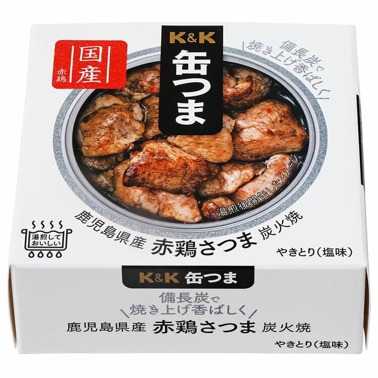 缶つま 鹿兒島赤鶏さつま炭火烤雞