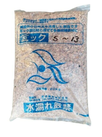瓦チップ　瓦ック(旧セラテール)　20kg　国産　石州瓦