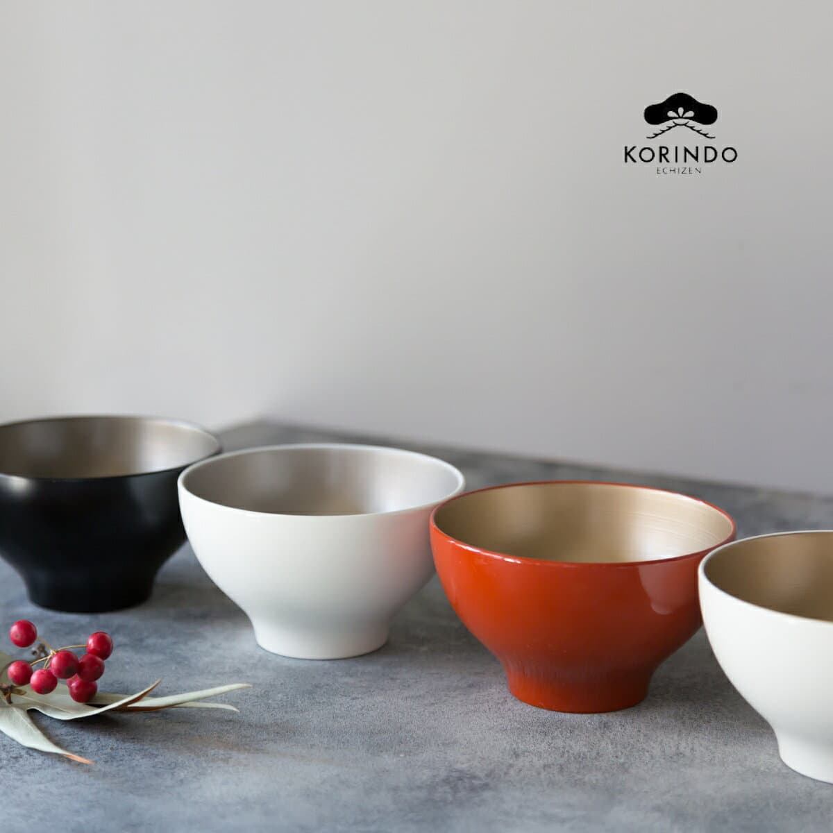 越前漆器 KORINDO 光琳堂 湯碗杯